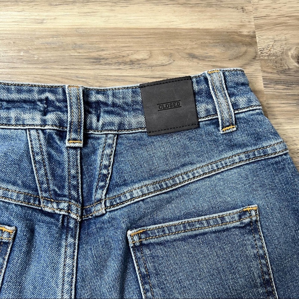 CLOSED Broken Heart High Rise Skinny Jeans Medium Wash sz 26 - Picture 6 of 8